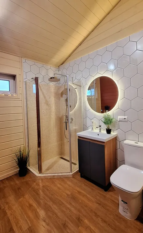 Уютный дом с дровяным камином