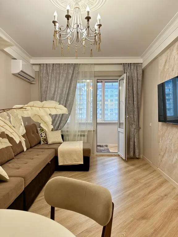 Квартира Уютная светлая 2-комнатная квартира площадью 60 м² — Каспийск