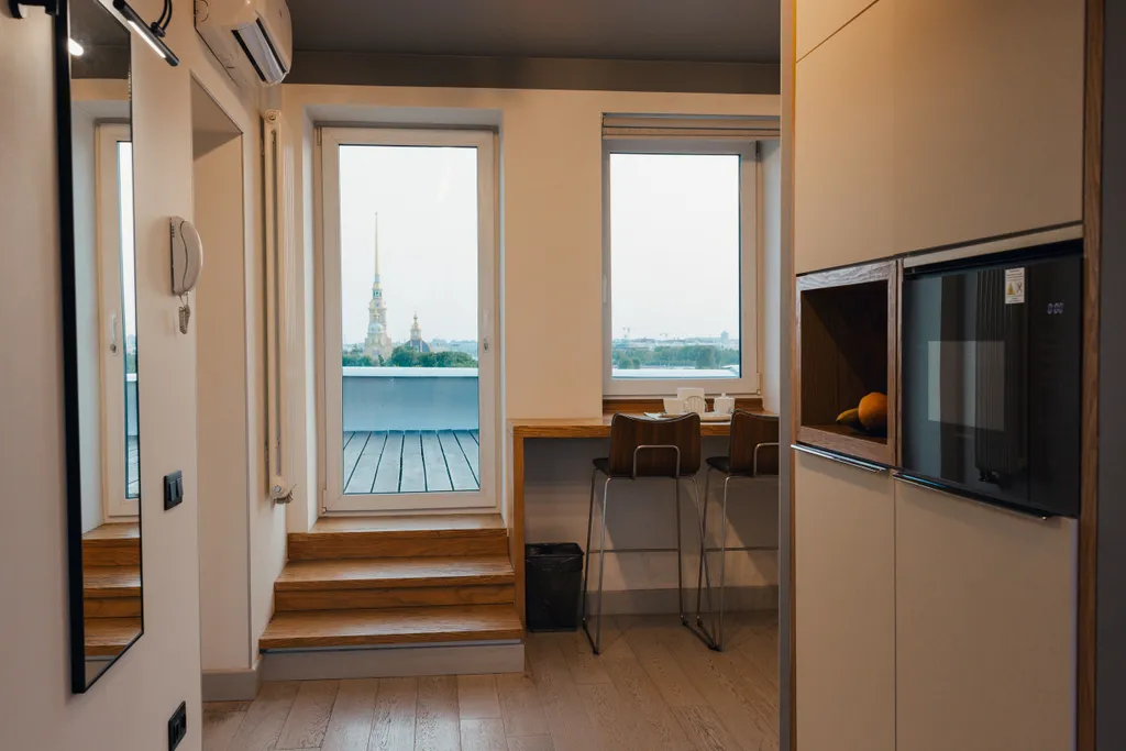 Квартира Квартира Номер с большой террасой и лучшим в городе видом — Санкт-Петербург