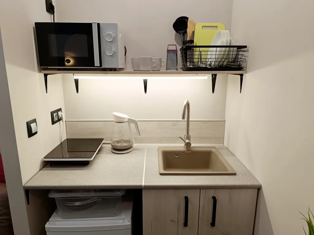 Уютная студия с дизайнерским ремонтом возле ЖД Вокзала на троих гостей