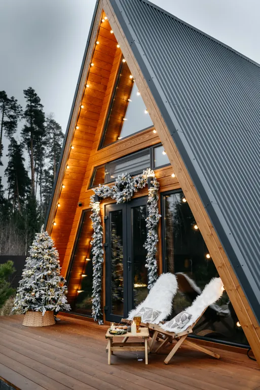 Фыр-Фыр-Фрейм Дом с баней и банным чаном