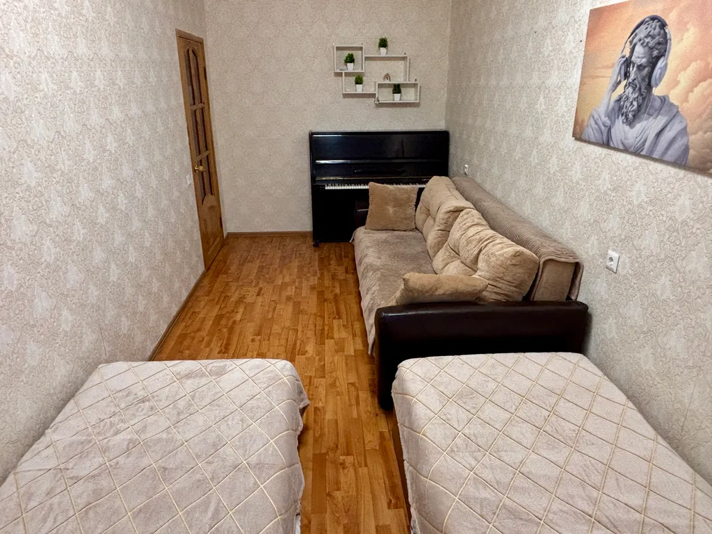 Двухкомнатная квартира, есть 4 раздельных спальных места