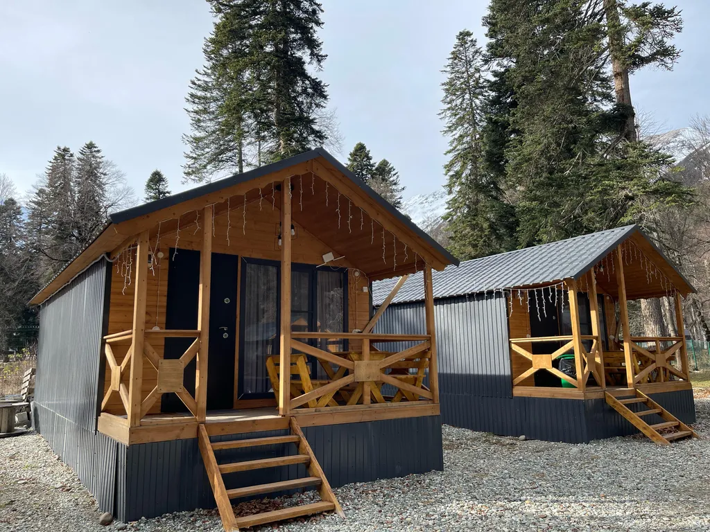 Коттедж 2-комнатный Дом — Архыз