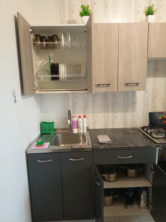 Квартира в спальном микрорайоне с парком для отдыха на Волге