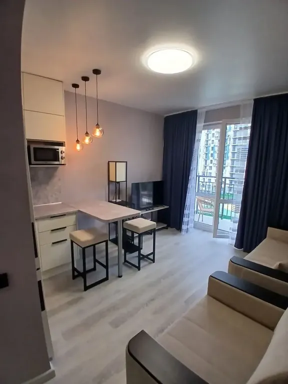 Квартира Уютная студия в ЖК Летний — аренда посуточно в Кудепста