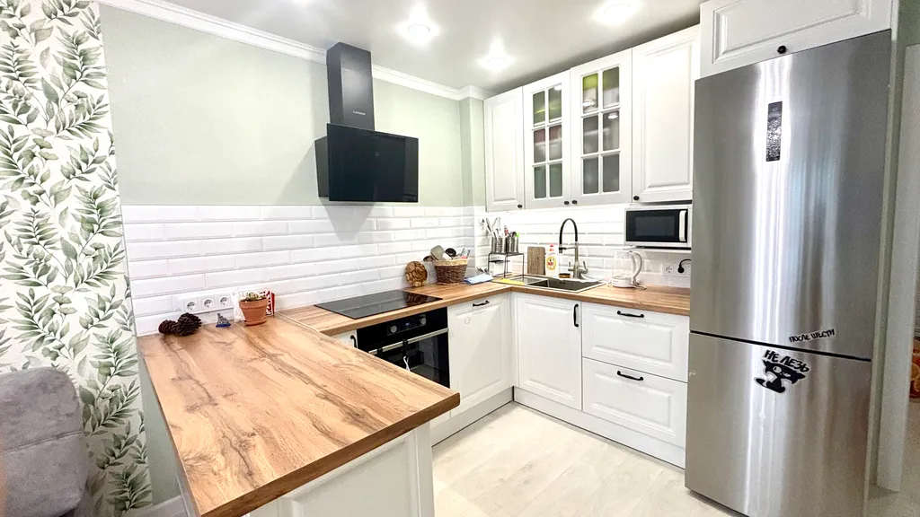 Просторная евро трёхкомнатная квартира в центре