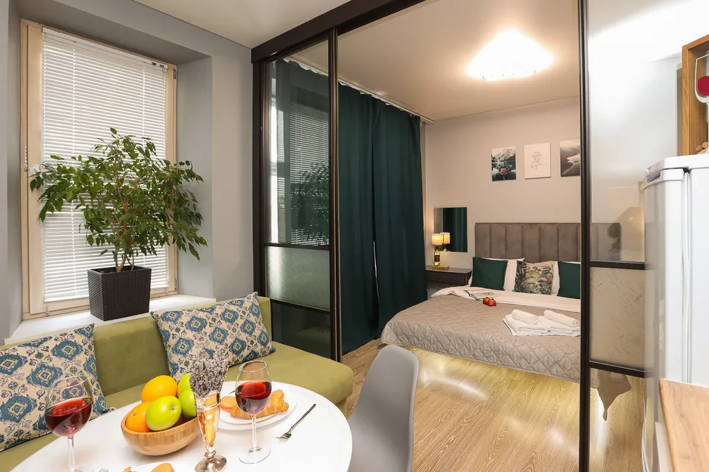 Великолепная студия рядом с Арена Плэй и метро Новомосковская