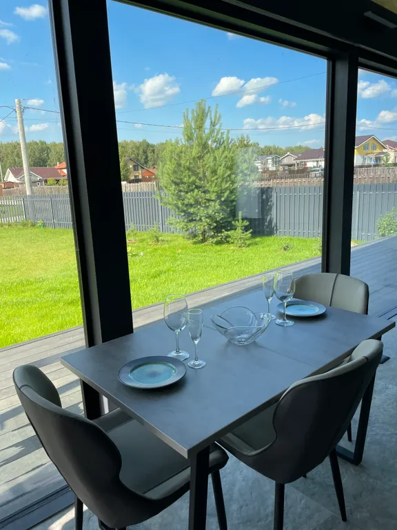 Коттедж Коттедж Фахверк с панорамным остеклением — Васькино