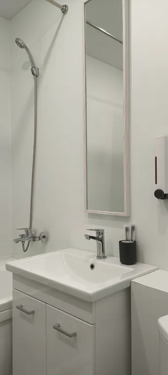 Уютная квартира-студия в новом доме с новой мебелью