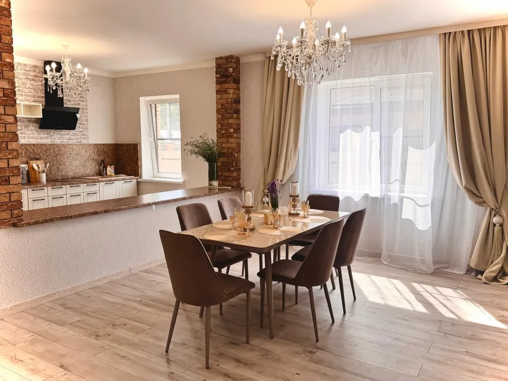 Коттедж Дом с большим бассейном в окружении леса, гор и реки — Горячий Ключ