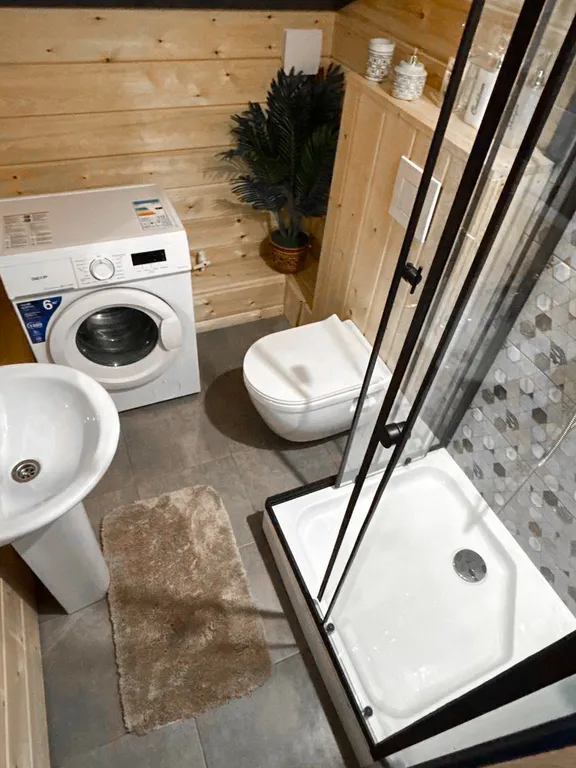 Барн хаус с видом на лес и горы