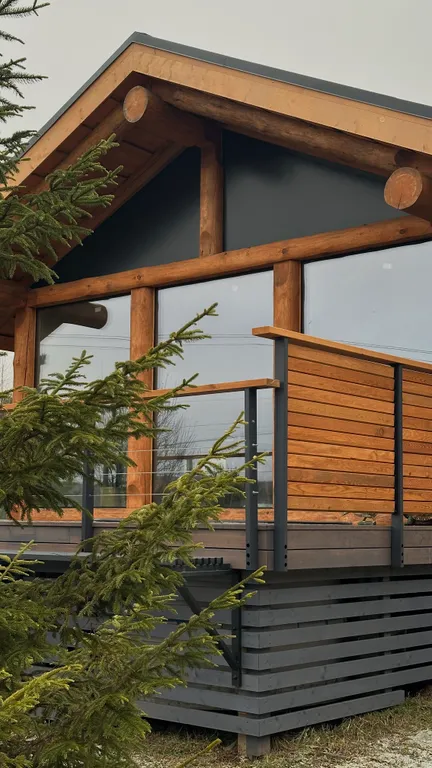 Премиум Шале с панорамным душем, стабильным интернетом, скидки до 60%