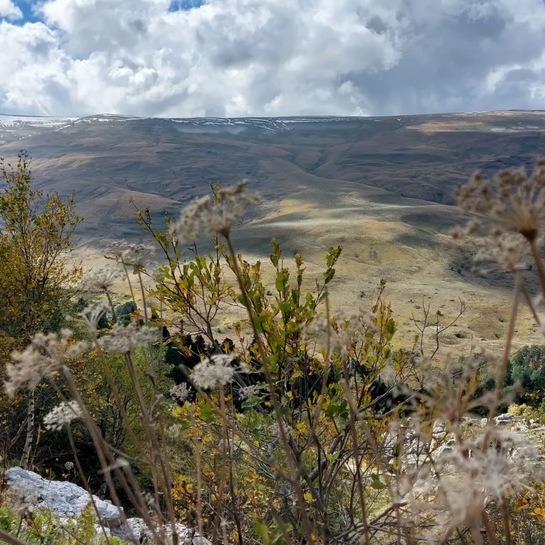Дом в горной деревне с купелью фурако на террасе