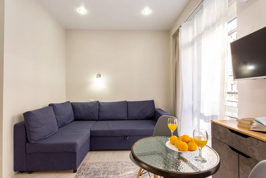 Уютная студия Морент с видом на море и двор, ЖК Сорренто Парк