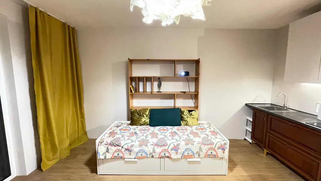 Квартира Квартира Уютная студия рядом с Ленэкспо, М-11, аэропортом — Шушары