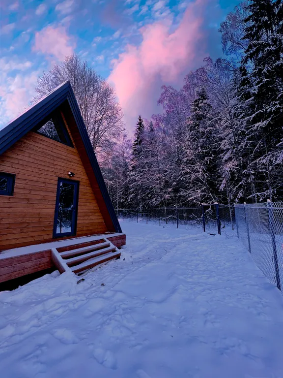 Домик с купелью фурако и русской баней