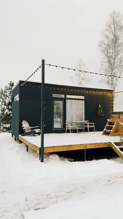 Hygge Lodge с японской купелью Фурако