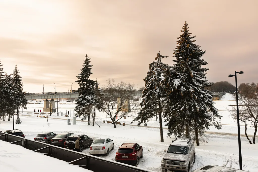 Квартира Уютная квартира с видом на набережную реки Волхов в центре города — Великий Новгород