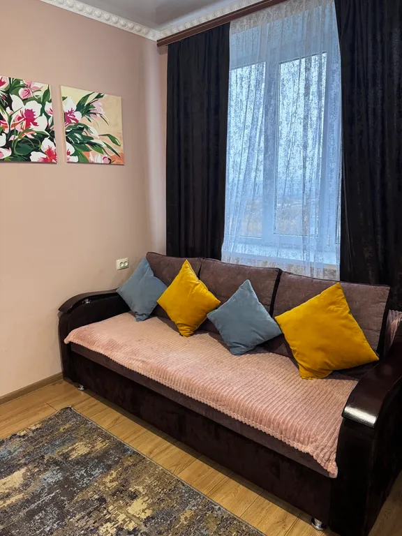 Просторная евродвушка с видом на гору