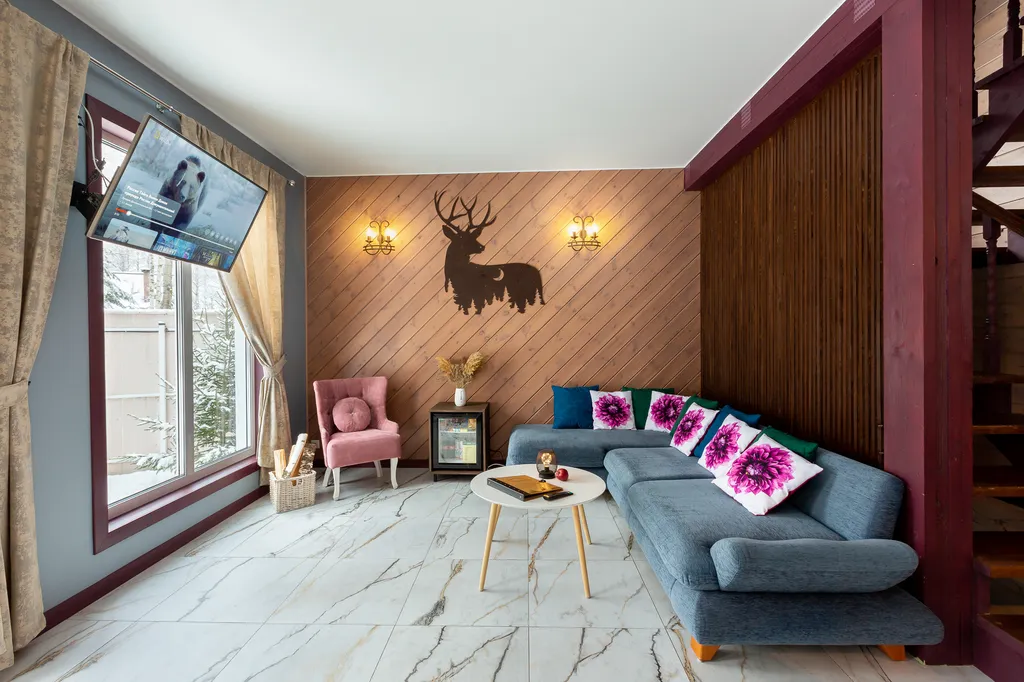 Коттедж Дом с баней и чаном в лесном участке на полуострове Истринского водохр — Логиново