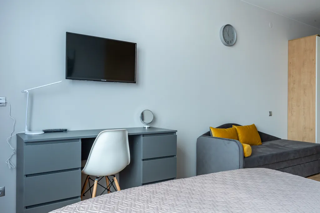 Квартира Квартира Современная студия у метро Автово — Санкт-Петербург