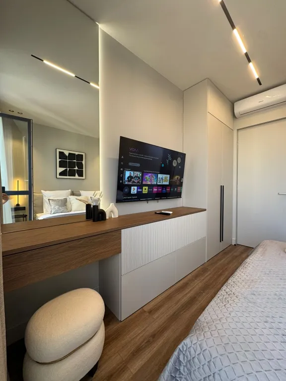 Респектабельный люкс с дизайнерским ремонтом и видом на Москва-сити