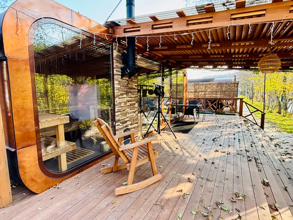 Квартира Квартира Дом у реки с видом на горы с баней и купелью — Горячий Ключ