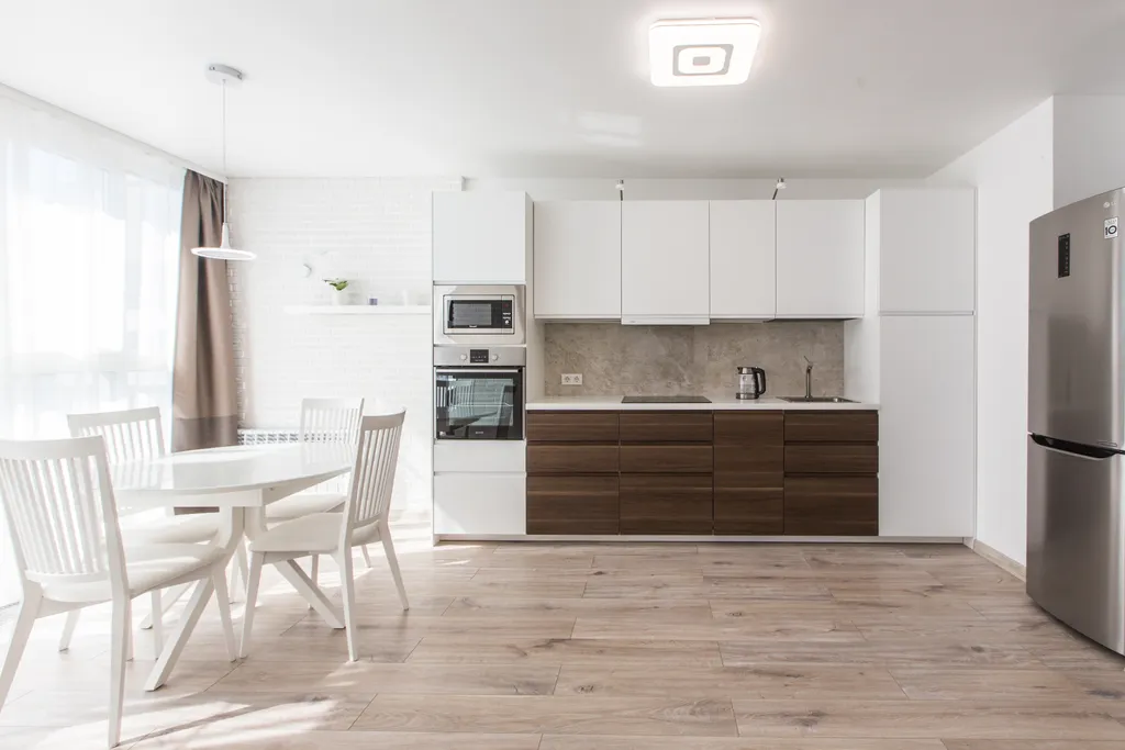 Просторная квартира с панорамными окнами