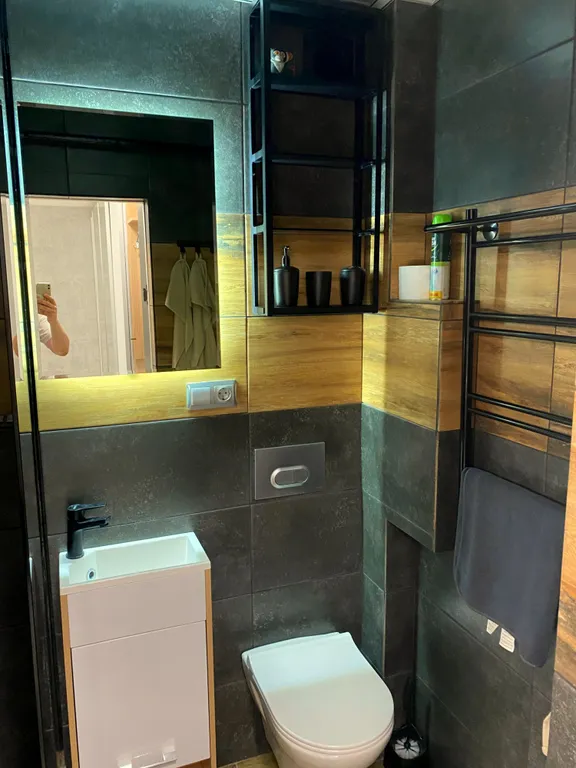 Очень уютная, стильная квартира студия в стиле лофт