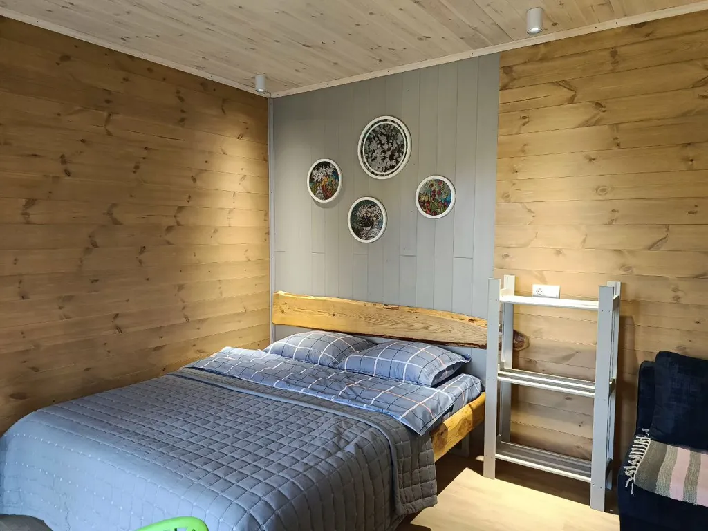 Уютный Эко-дом №14 (с банным чаном) в лесу в шаге от центра города