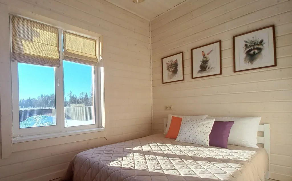 Дом с сауной на краю леса