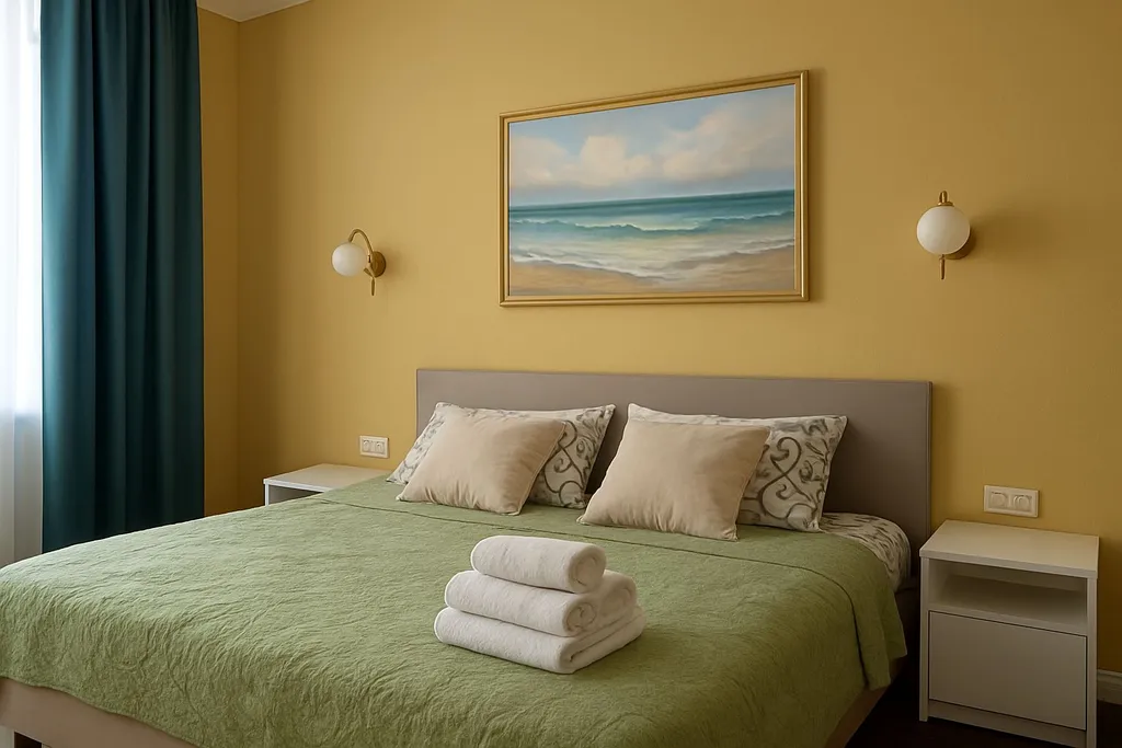 Квартира 1-комнатная квартира рядом с Мегой с видом на горы — Алматы