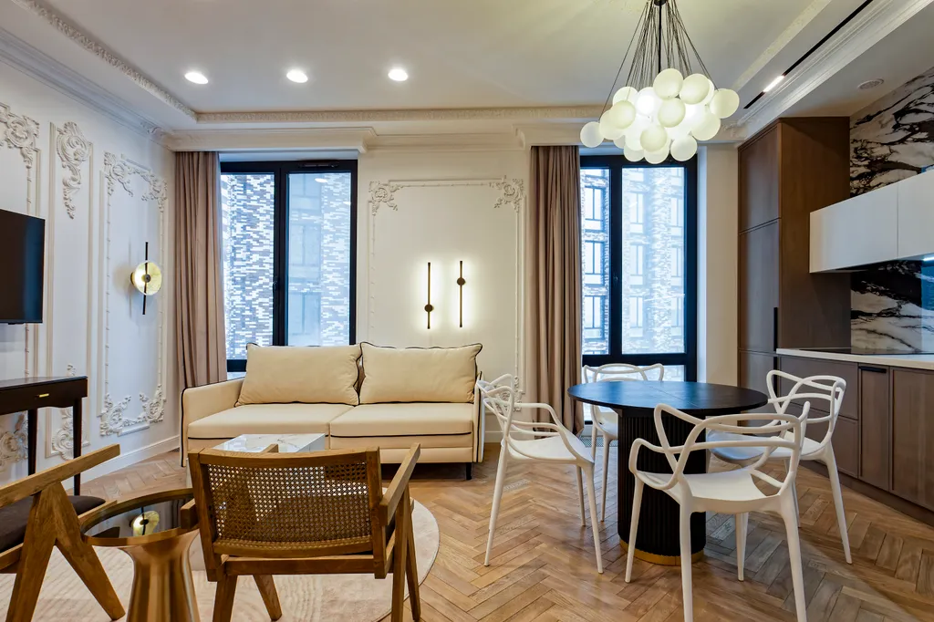 Уютная квартира с дизайнерским ремонтом