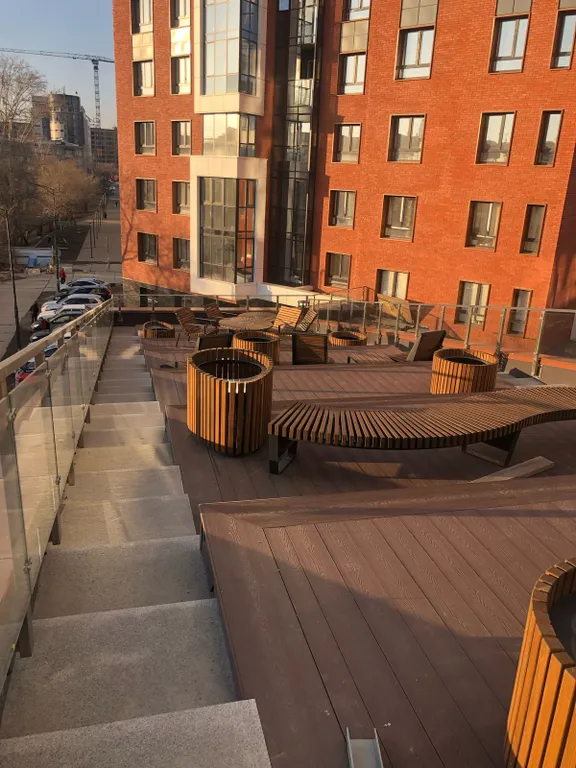 Квартира с шикарным видом на город возле жд вокзала, центр города