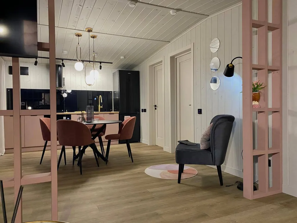 Шале с баней и сибирским чаном с подсветкой 3.0