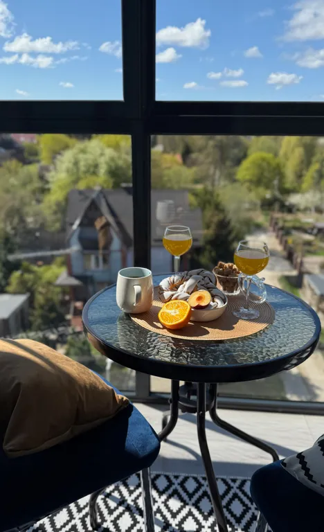 Квартира Квартира Уютная светлая студия с панорамным видом — Светлогорск