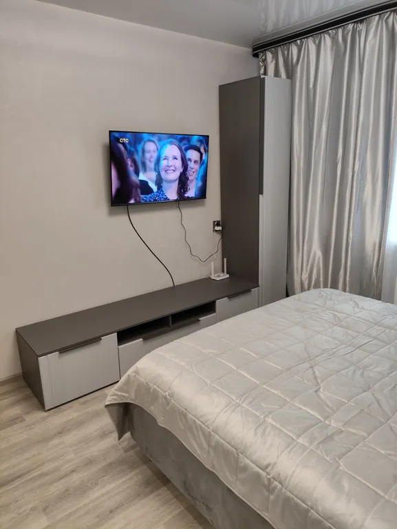 Уютная квартира с шикарной кроватью