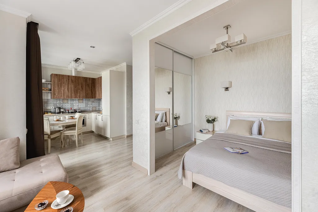 Квартира Дизайнерские апартаменты Sky Relax на 37м этаже жилого небоскреба — Москва