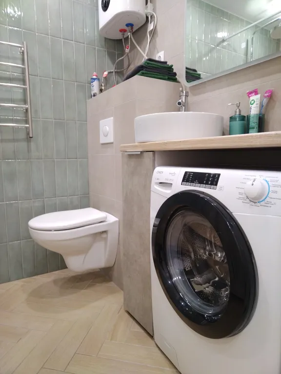 Уютная студия в новом доме с современным ремонтом