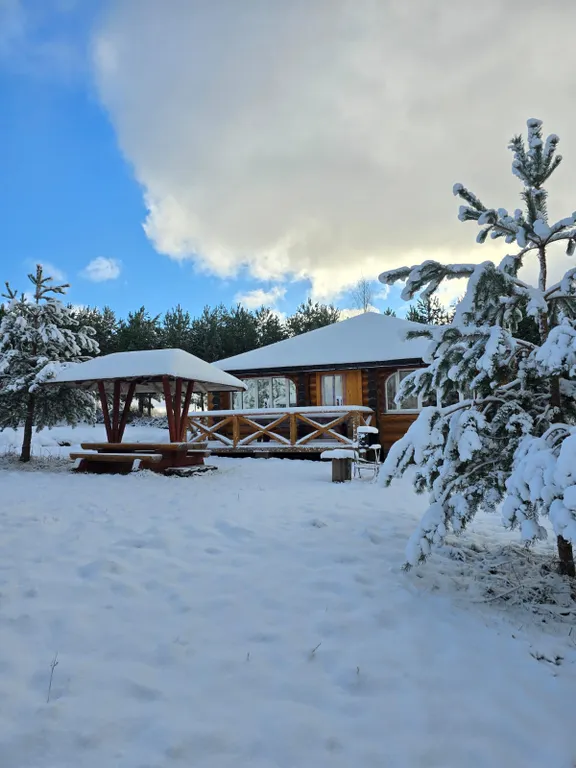 Благоустроенный стильный дом на 1 линии о.Селигер