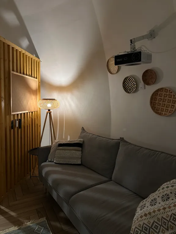 Купольный дом с баней и купелью в лесу в Москве