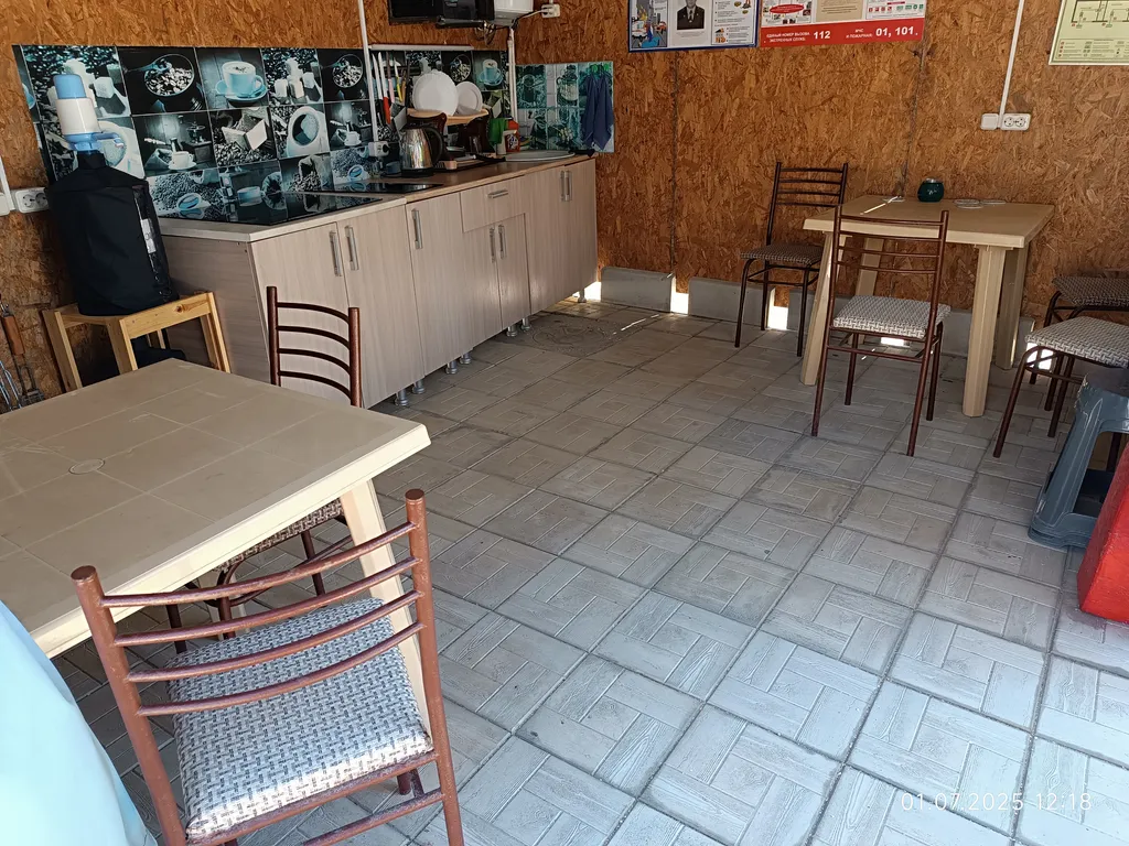 Номер с индивидуальной кухней и своим двором