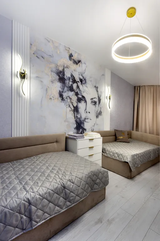 Новая 2-комнатная квартира с джакузи и сауной