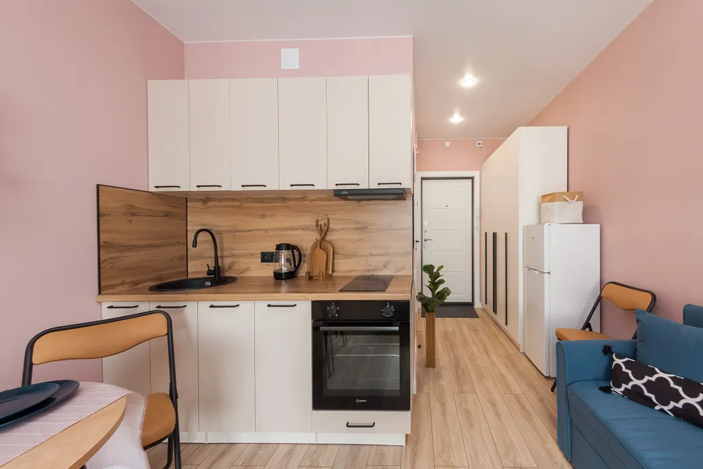 Абсолютно новая уютная дизайнерская квартира-студия