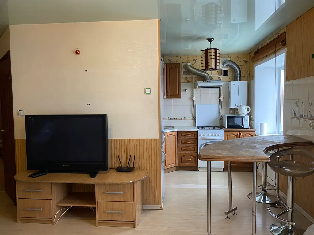 Уютная студия с видом на Волгу