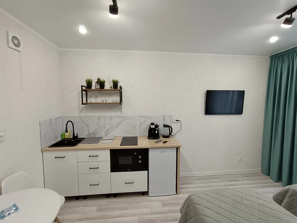 Уютная студия с 2-мя кроватями