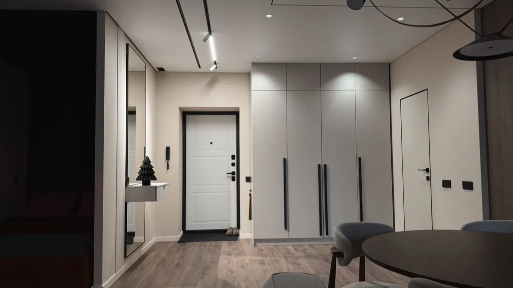 Квартира студия с дизайнерским ремонтом