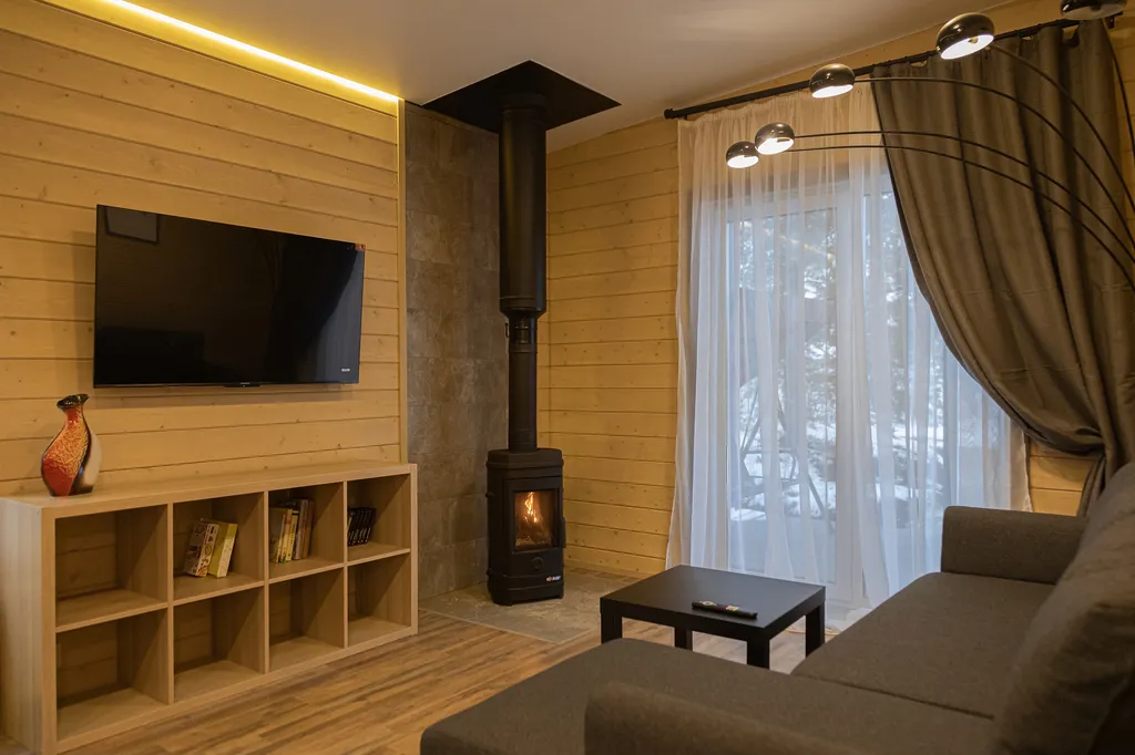 Коттедж с сауной и террасой