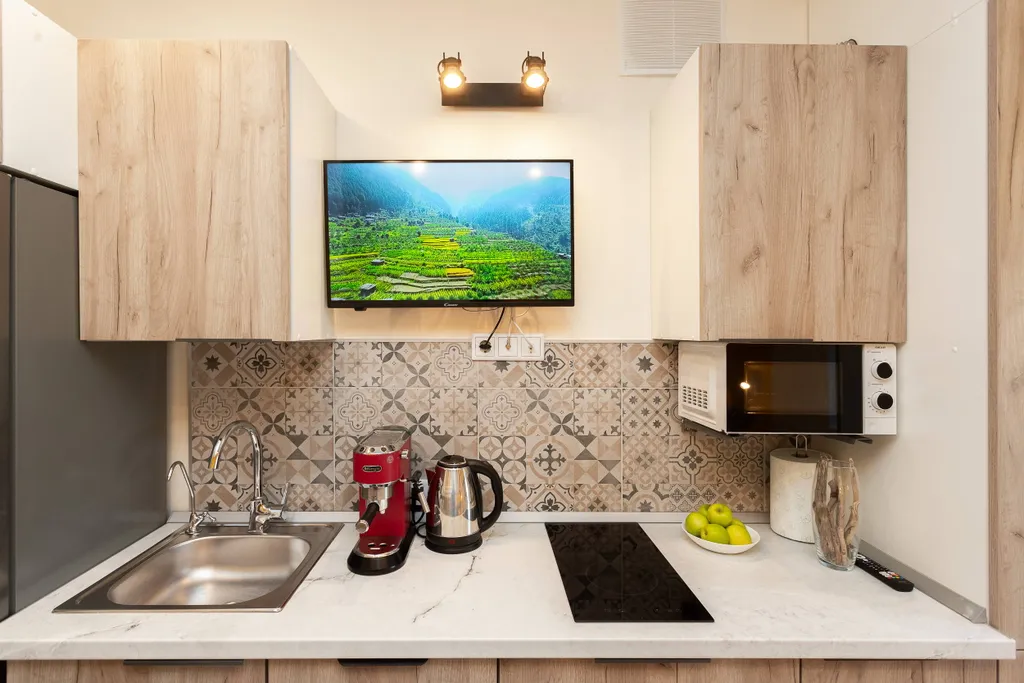 Yellow studio by the sea