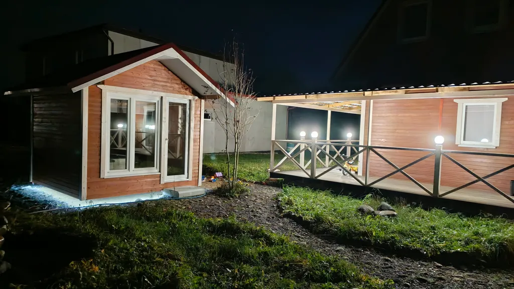 Дом 40m2 — чан, кухня, тактильный зоопарк